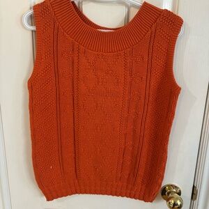 vintage late 90s vest cable knit made in canada - read descriptions